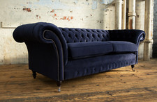 HANDMADE 3 SEATER PLUSH AQUA