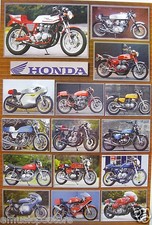HONDA MOTORCYCLE POSTER FROM