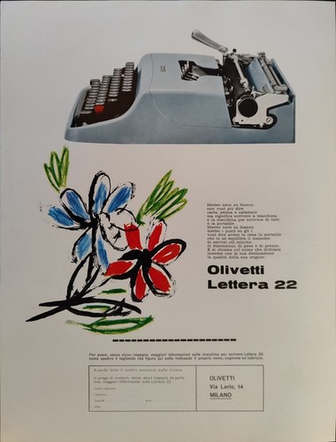 Olivetti lettera typewriter - lettera, 22