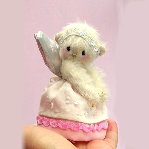 Fairy bear soft toy sewing