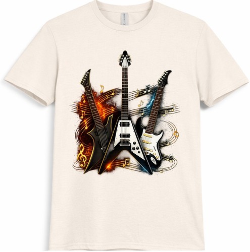 Electric guitar shirt - t-shirt, rock