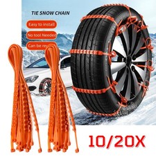 10/20X Anti Skid Mud Ice Snow Chains Winter Safety Car Tire Tyre Wheel Grip