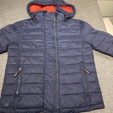 Superdry Mens Navy Puffer