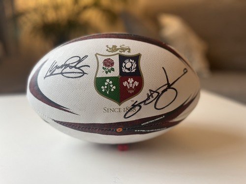 Signed rugby ball british - signed, &