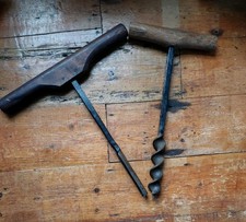 Primitive antique t handle - , t-handle