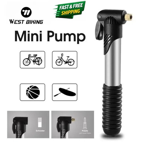 Portable mini bike pump - bike,