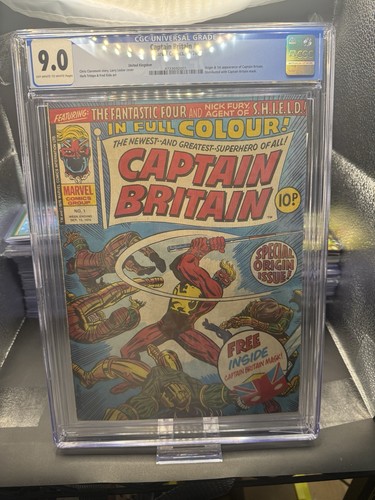 Captain britain 1976 cgc - britain,