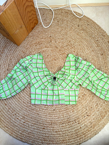 Primark green pink check - primark,