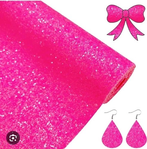 Hot pink chunky glitter - pink,