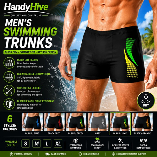 Men quick dry swim - men's, trunks