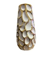 Ceramic Gold Plated Vase 28 x