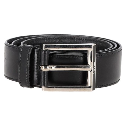 Prada silver buckle belt - prada,
