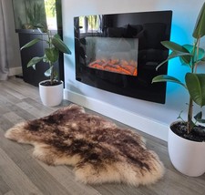 Natural Sheepskin Rug Brown