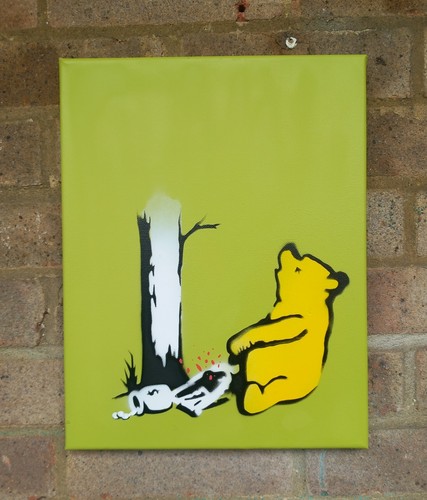 Banksy original signed honey - original,