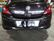 REAR BUMPER VAUXHALL CORSA MK3 FL 2006 TO 2014 SXI 3 DOOR HATCHBACKBLACK BLACK