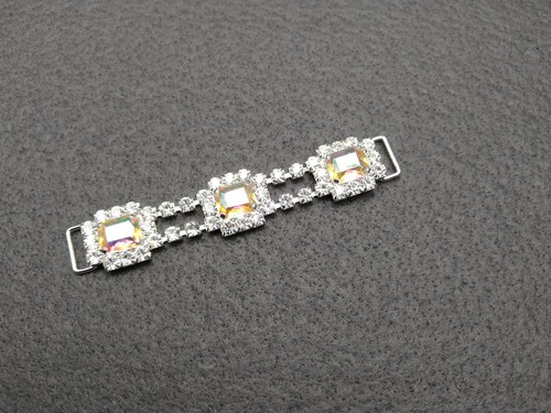 Glitzy square rhinestones