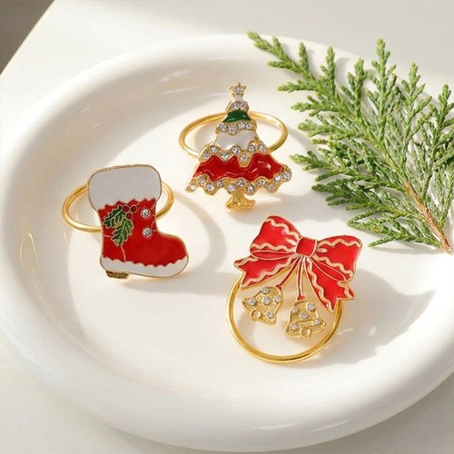 Christmas napkin holders iron - holders,
