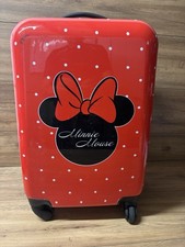 DISNEY MINNIE MOUSE CABIN CASE lovely condition 50 x 35 x 23cms  4 wheel spinner