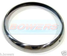 Chrome headlight headlamp - 7",