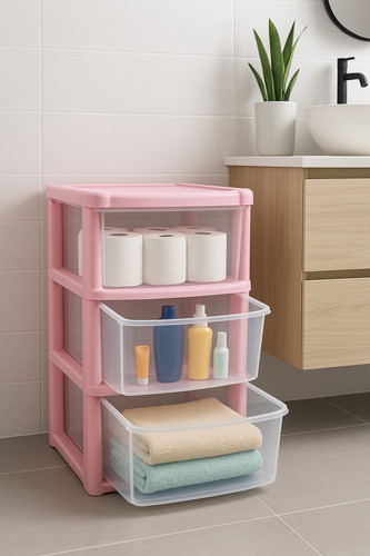 Plastic storage tower - plastic,