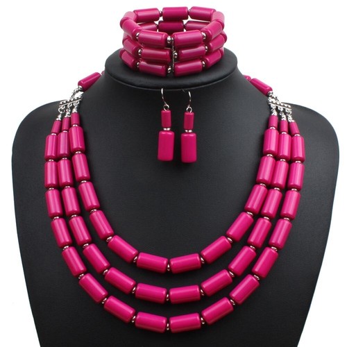 African beads earrings - african,