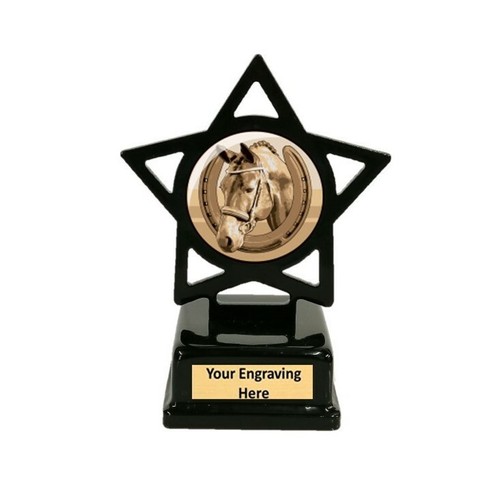Horse equestrian black - horse, star