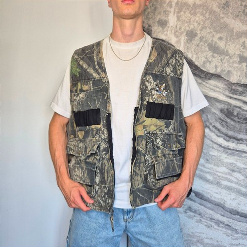 Camo utility vest men - camo, xxl