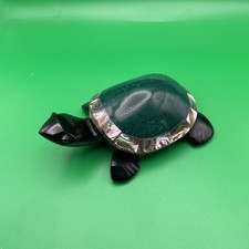 Black Obsidian carved Turtle