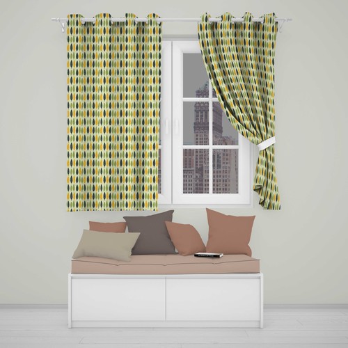 Blackout eyelet curtains - blackout,
