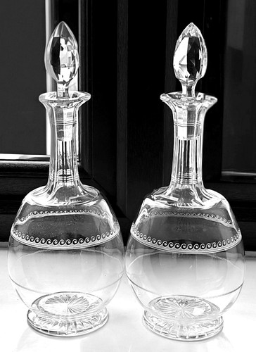 Antique glass decanters - antique, art