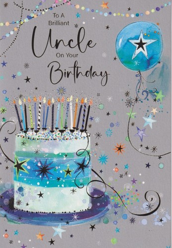 Uncle birthday greeting card - birthday,