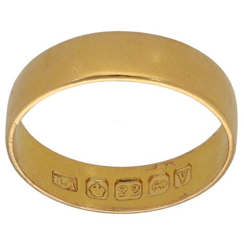 22ct gold ring - gold, 3.37g