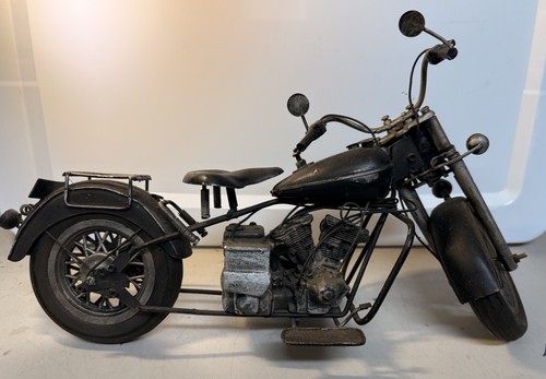 Vintage metal motorcycle - vintage,