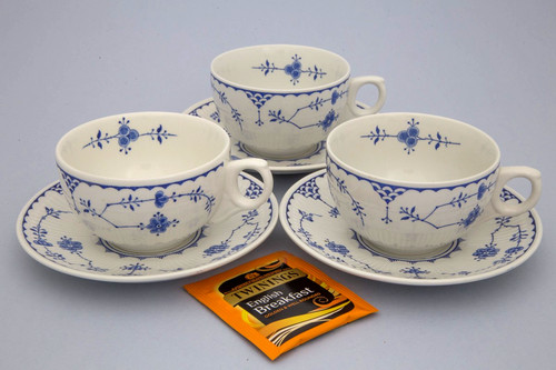 Denmark blue tea cups - denmark,