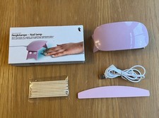 UV Nail Drying Lamp Hardens Gel Polish Nail File Cuticle Pushers Chargeable
