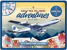 Pan Am New Adventures embossed