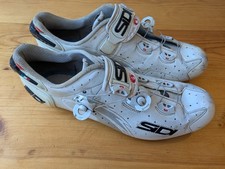 Sidi Wire Road Cycling Shoes, Carbon Sole, EU46, White.