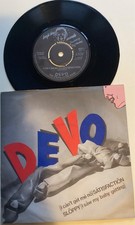 DEVO - I CAN'T GET ME NO SATISFACTION RARE 7" 1ST UK PRESS 1978  STIFF PUNK EX+!