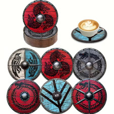 6 Pieces Viking Warrior Shield