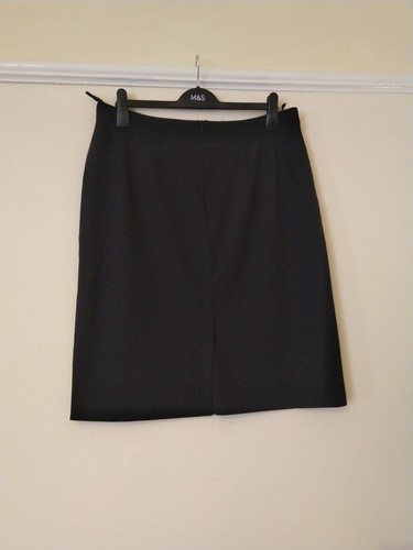 Ladies black straight knee - black,