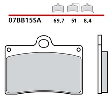 BREMBO FRONT BRAKE PAD KIT SM