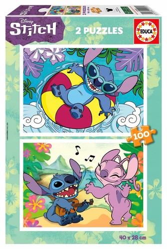 Educa 2x100pc stich disney - 2x100pc,