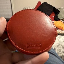 Coach Red Mirror Handbag