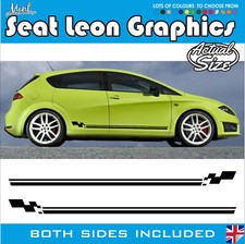 Seat Leon Side Stripes FR Cupra Ibiza Decals Stickers Graphics 002