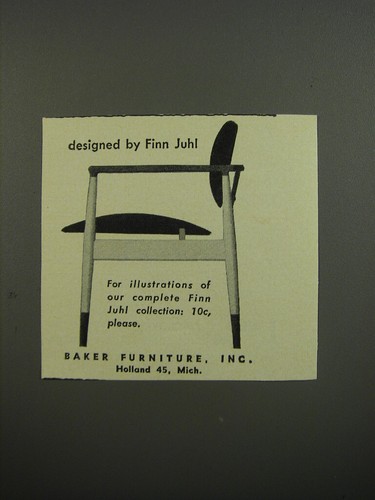 1953 baker furniture - furniture, chair