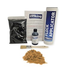 Flocking DIY Kit Arena Brown Small Kit Dashboard Flock Adhesive Applicator Craft