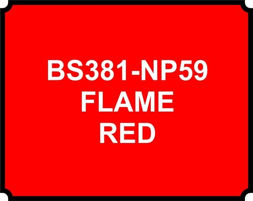 Flame red heat resistant paint - flame,