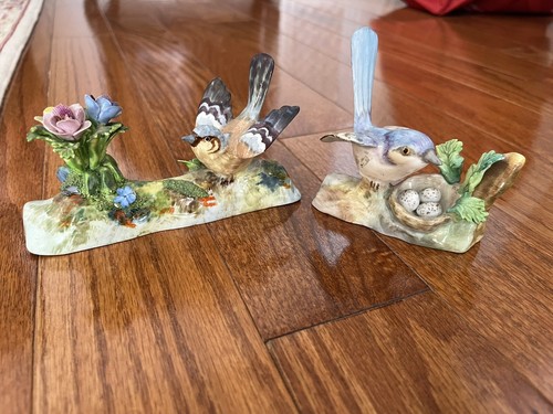 Bone china bird - bone, figurines