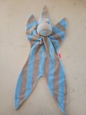 Cuski Cotton Terry Baby Comforter Blue/Grey Blankie