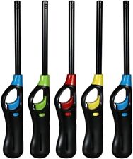 BLACK BBQ Lighter Gas Cooker Camping Refillable Candle Flame Lock Barbeque XMAS